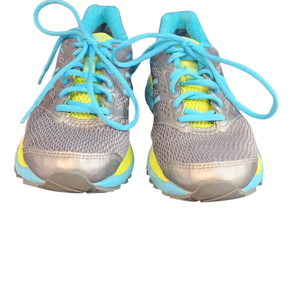 Asics GEL-1130 Womens Running Shoes Blue Yellow‎ Silver